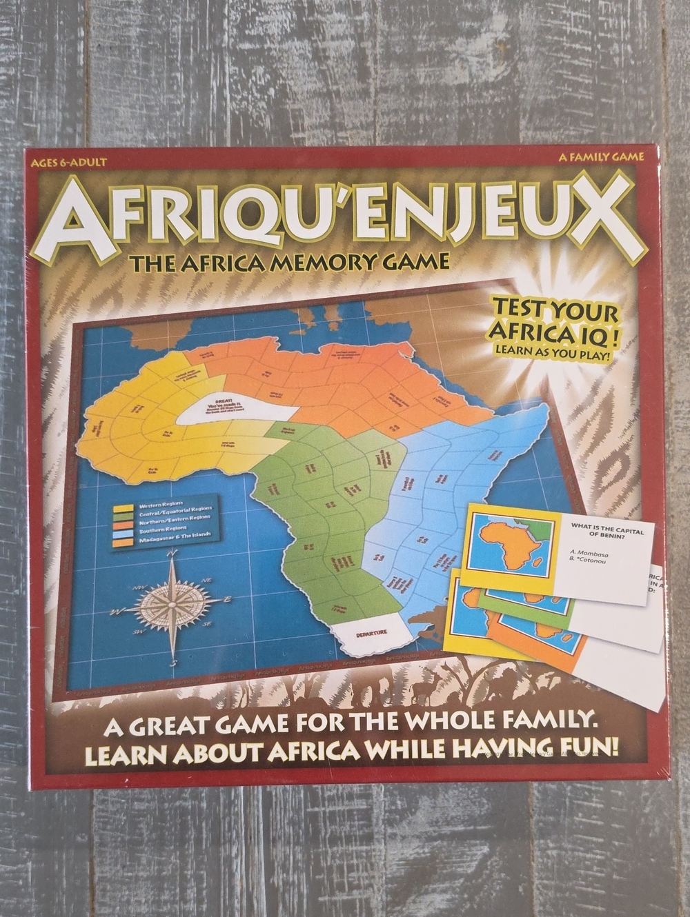 Afriqu’enjeux - The Africa Memory Game, Test Your African IQ, Geography History